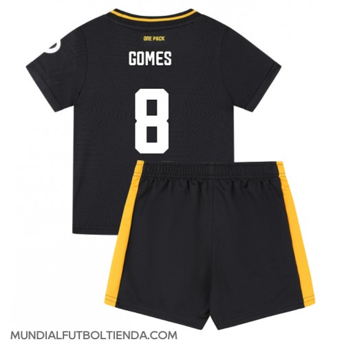 Camiseta Wolves Joao Gomes #8 Segunda Equipación Replica 2024-25 para niños mangas cortas (+ Pantalones cortos)